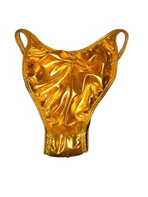 METALLIC BRONZE BODYBUILDING POSING TRUNKS