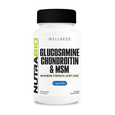 NUTRABIO Glucosamine, Chondroitin, & MSM 120 Capsules NUTRABIO Glucosamine, Chondroitin, & MSM 120 Capsules