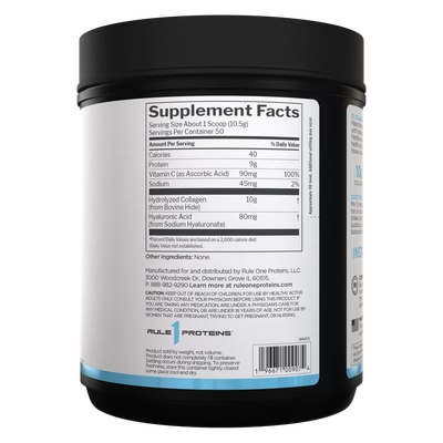 RULE 1 Collagen Peptides 50 Servings Unflavored