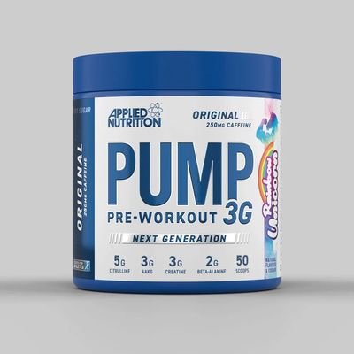 Applied Nutrition Pump 3G - Pre Workout with Caffeine 375g/50 Scoops Fruit Burst Flavor