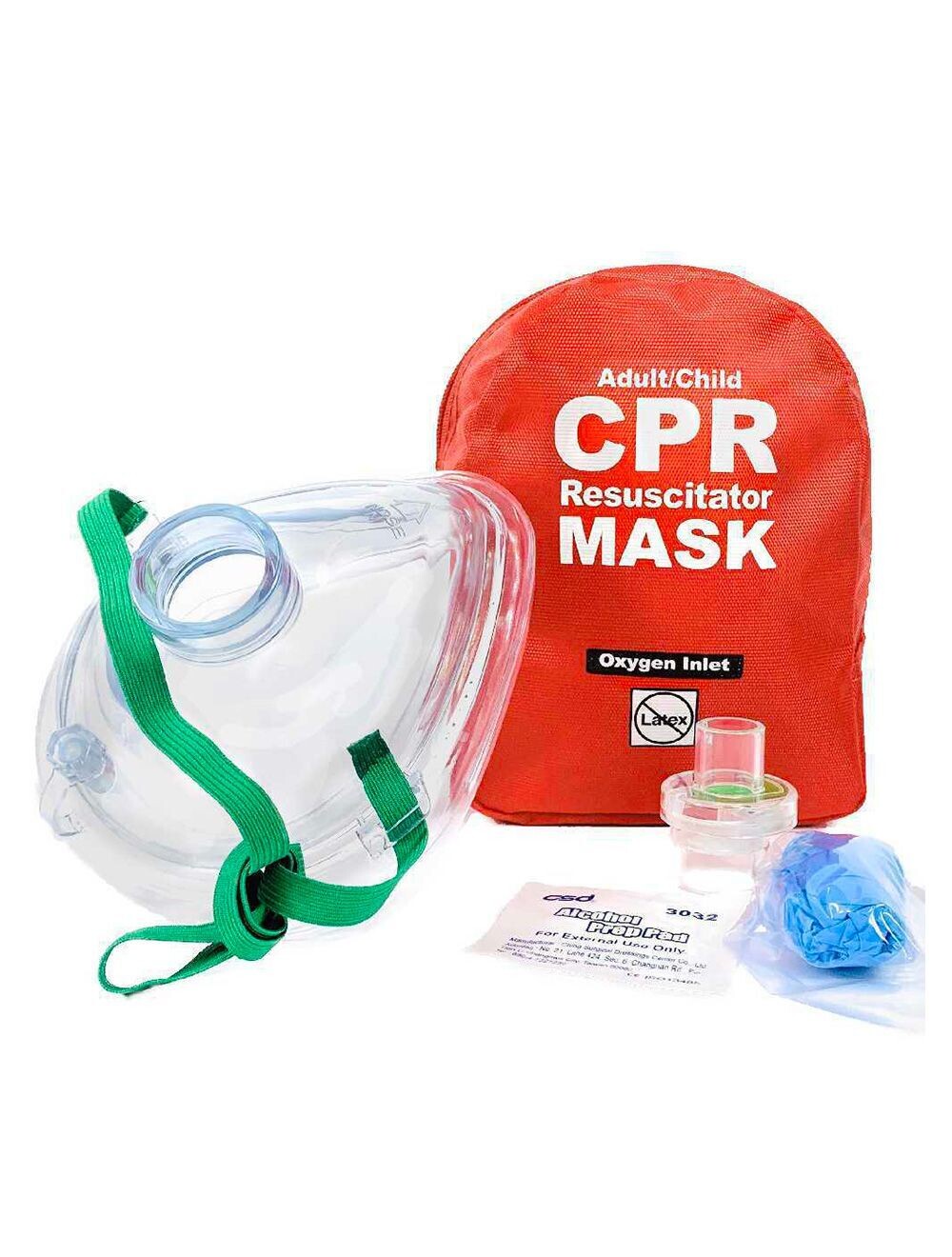 Adult/Child CPR Mask w/ Soft Case