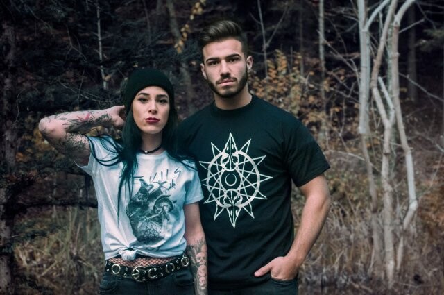 Devil`s Shirts Black or White