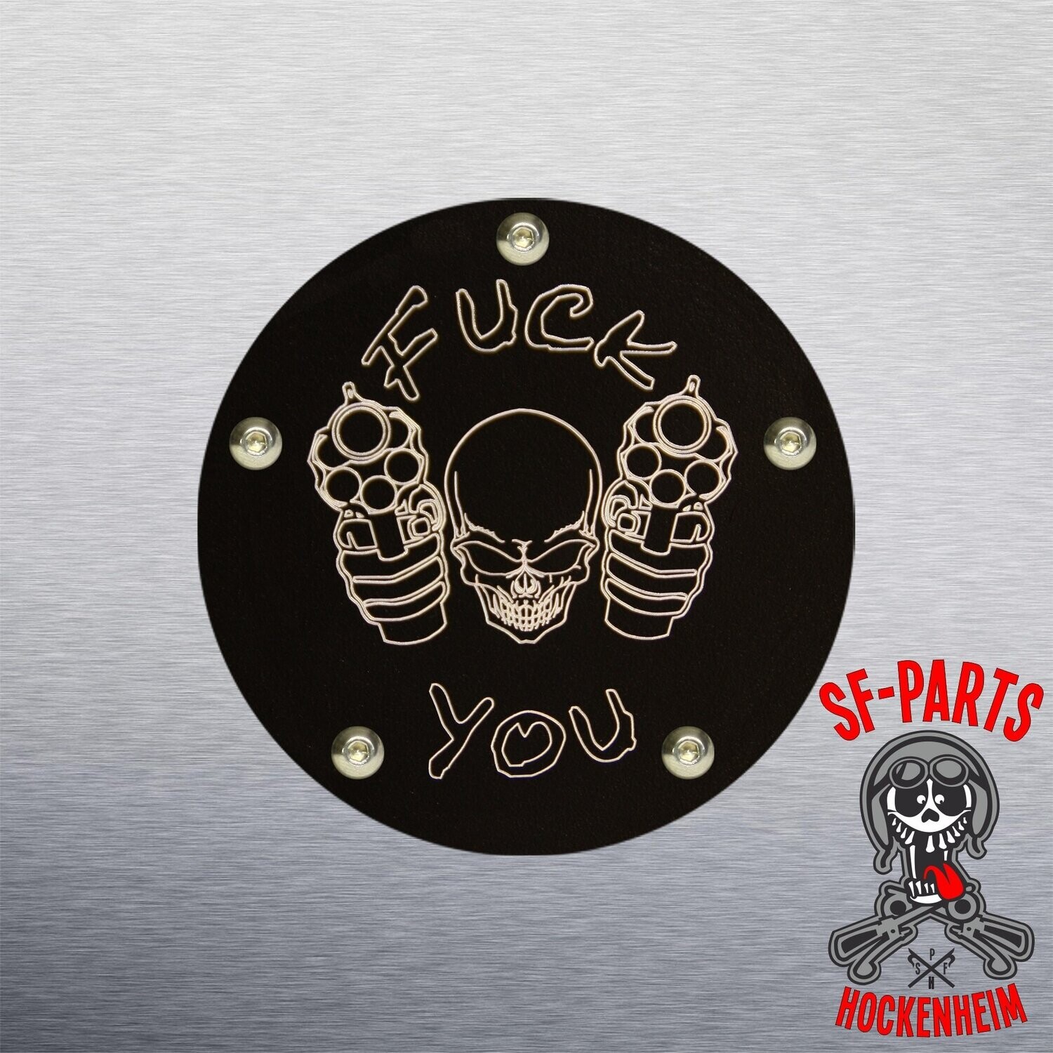 SF-Parts Point Cover / Timer Cover / Zündungsdeckel 5 Loch HD Big Twin® ab BJ 2000