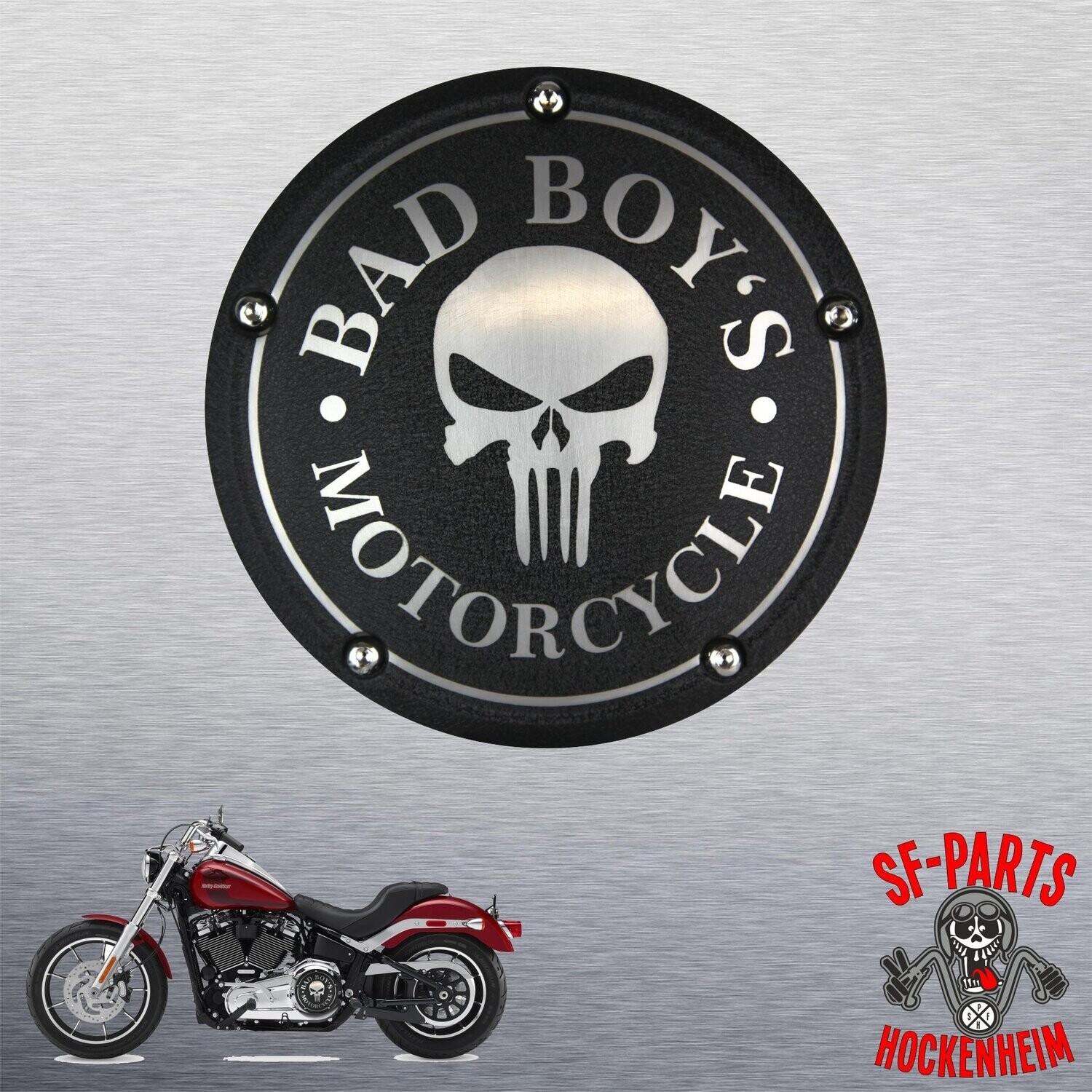 SF-Parts Derby Cover 5 Loch für Harley Davidson Big Twin® ab BJ 1999 (ca.185mm ø)