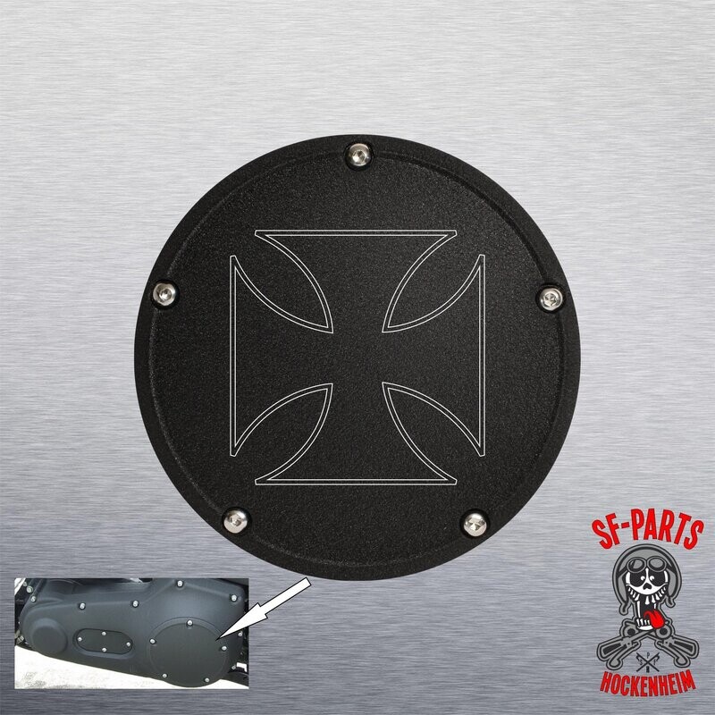 SF-Parts Derby Cover 5 Loch für Harley Davidson Big Twin® ab BJ 1999 (ca.185mm ø)