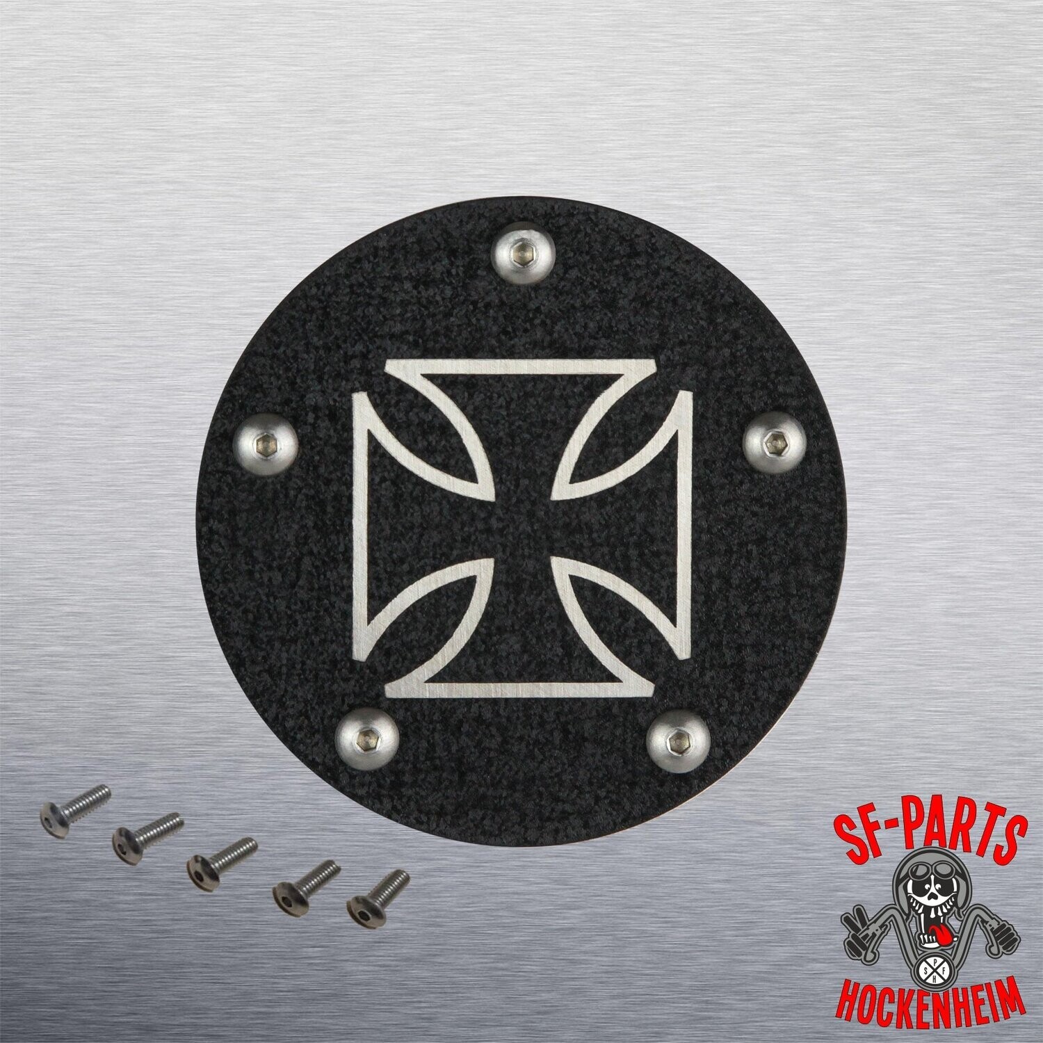 SF-Parts Point Cover / Timer Cover / Zündungsdeckel 5 Loch HD Big Twin® ab BJ 2000