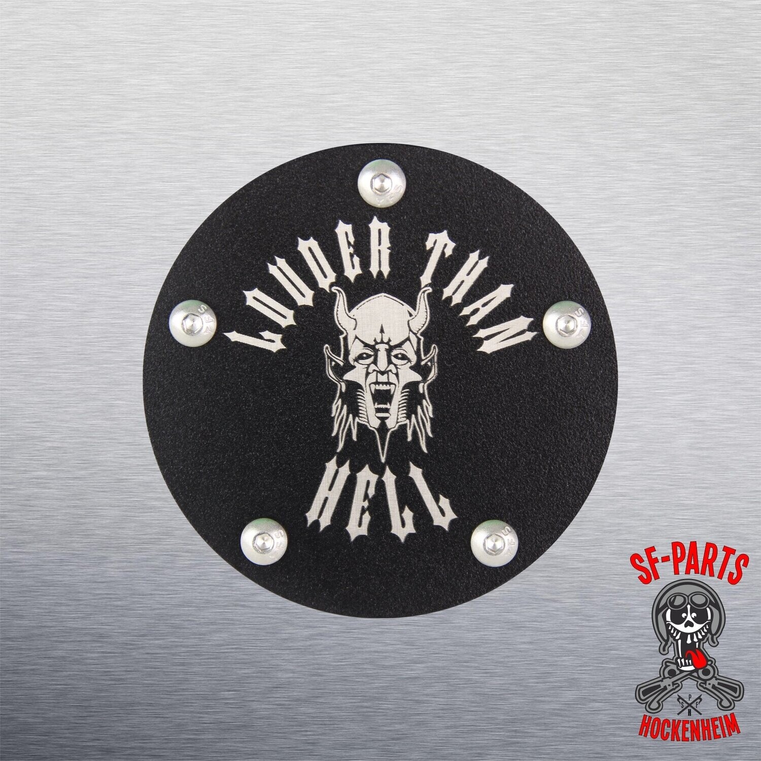 SF-Parts Point Cover / Timer Cover / Zündungsdeckel 5 Loch HD Big Twin® ab BJ 2000