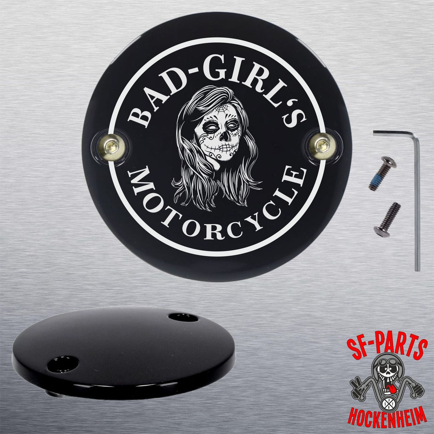 SF-Parts Point Cover / Timer Cover / Zündungsdeckel 2 Loch für Harley Davidson®  Big Twin® ab BJ 2018
