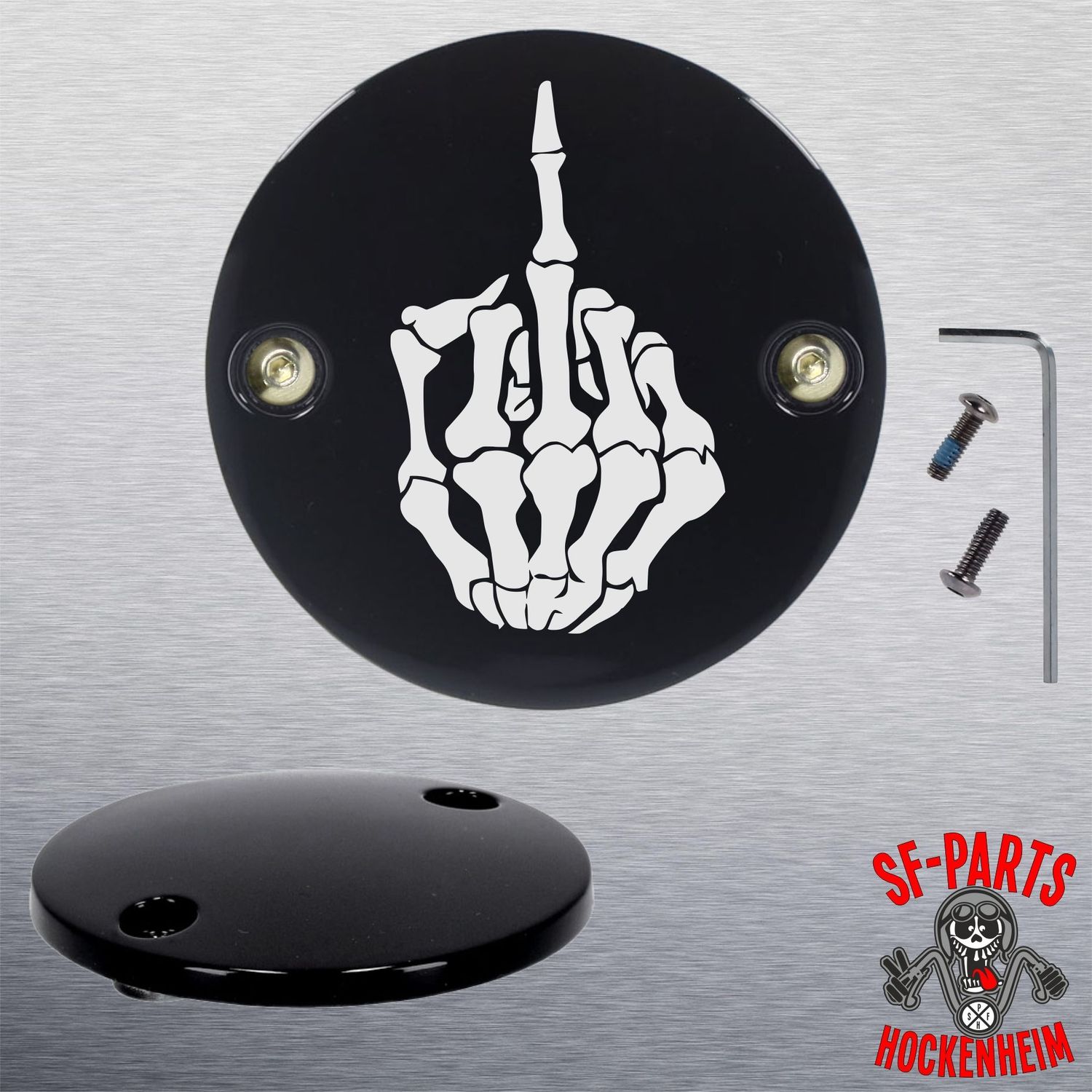 SF-Parts Point Cover / Timer Cover / Zündungsdeckel 2 Loch für Harley Davidson®  Big Twin® ab BJ 2018