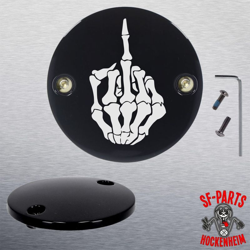 SF-Parts Point Cover / Timer Cover / Zündungsdeckel 2 Loch für Harley Davidson®  Big Twin® ab BJ 2018