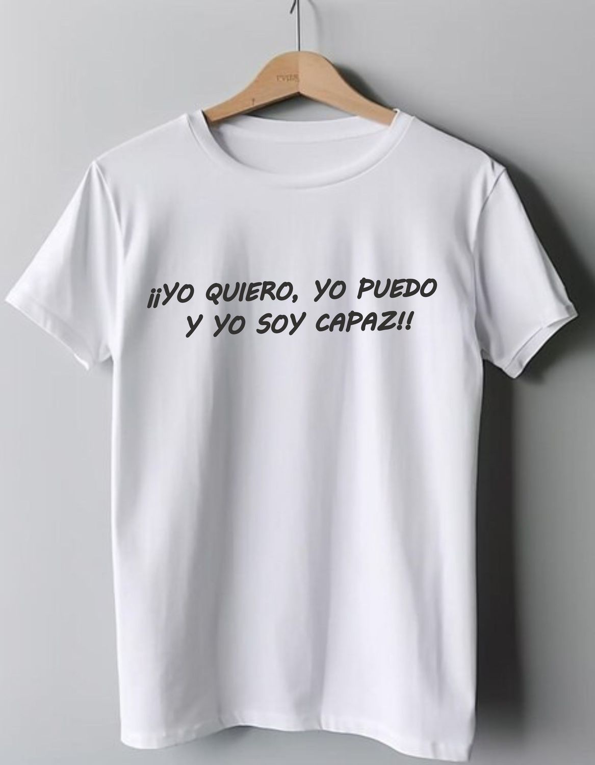 CAMISETA BLANCA YO QUIERO