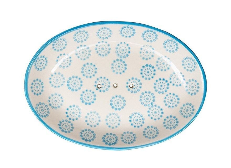 TRANQUILLO - Seifenschale - Oval - Retro - Türkis