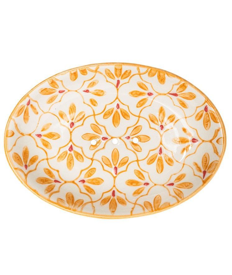 TRANQUILLO - Seifenschale - Floral - Orange