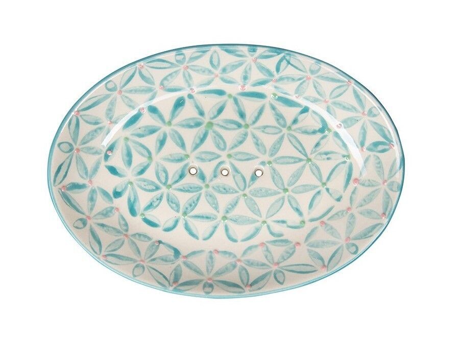 TRANQUILLO - Seifenschale - Oval - Retro - Türkis TRANQUILLO - Seifenschale - Oval - Retro - Türkis