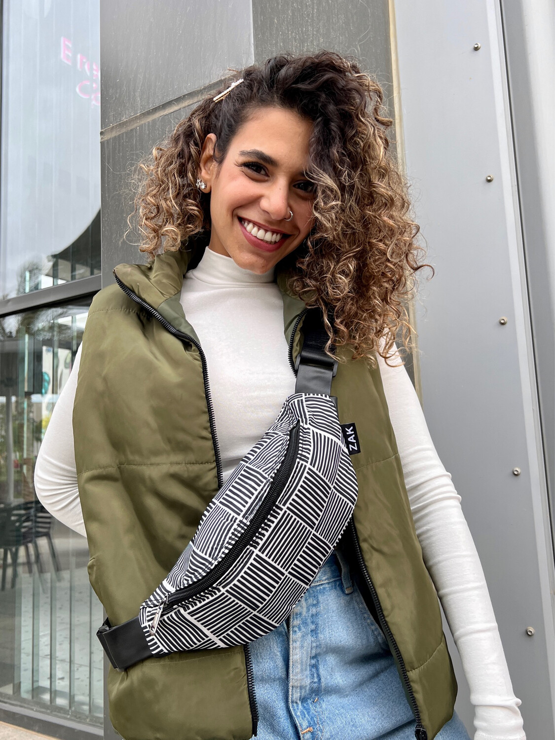 Monochrome Waist Bag