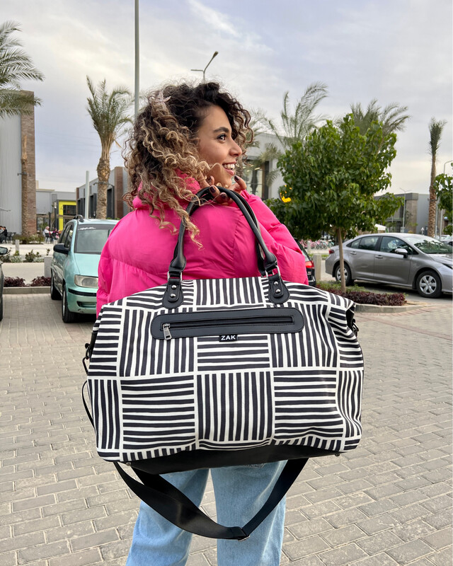 Monochrome Duffle Bag