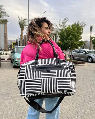 Monochrome Duffle Bag