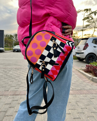 Fuchsia Fiesta Mini Backpack