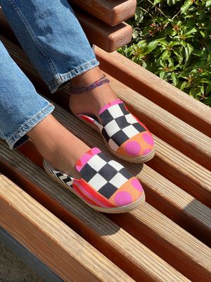Fuchsia Fiesta Mules