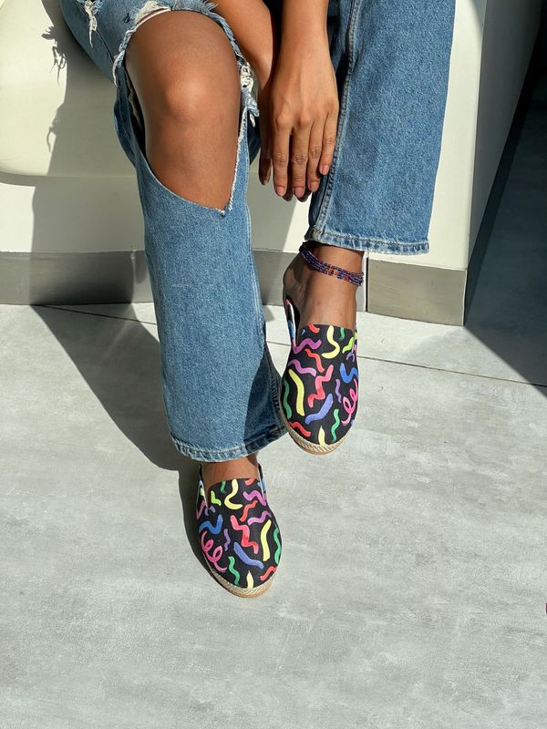 Crazy Doodles Mules