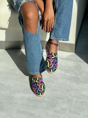 Crazy Doodles Mules