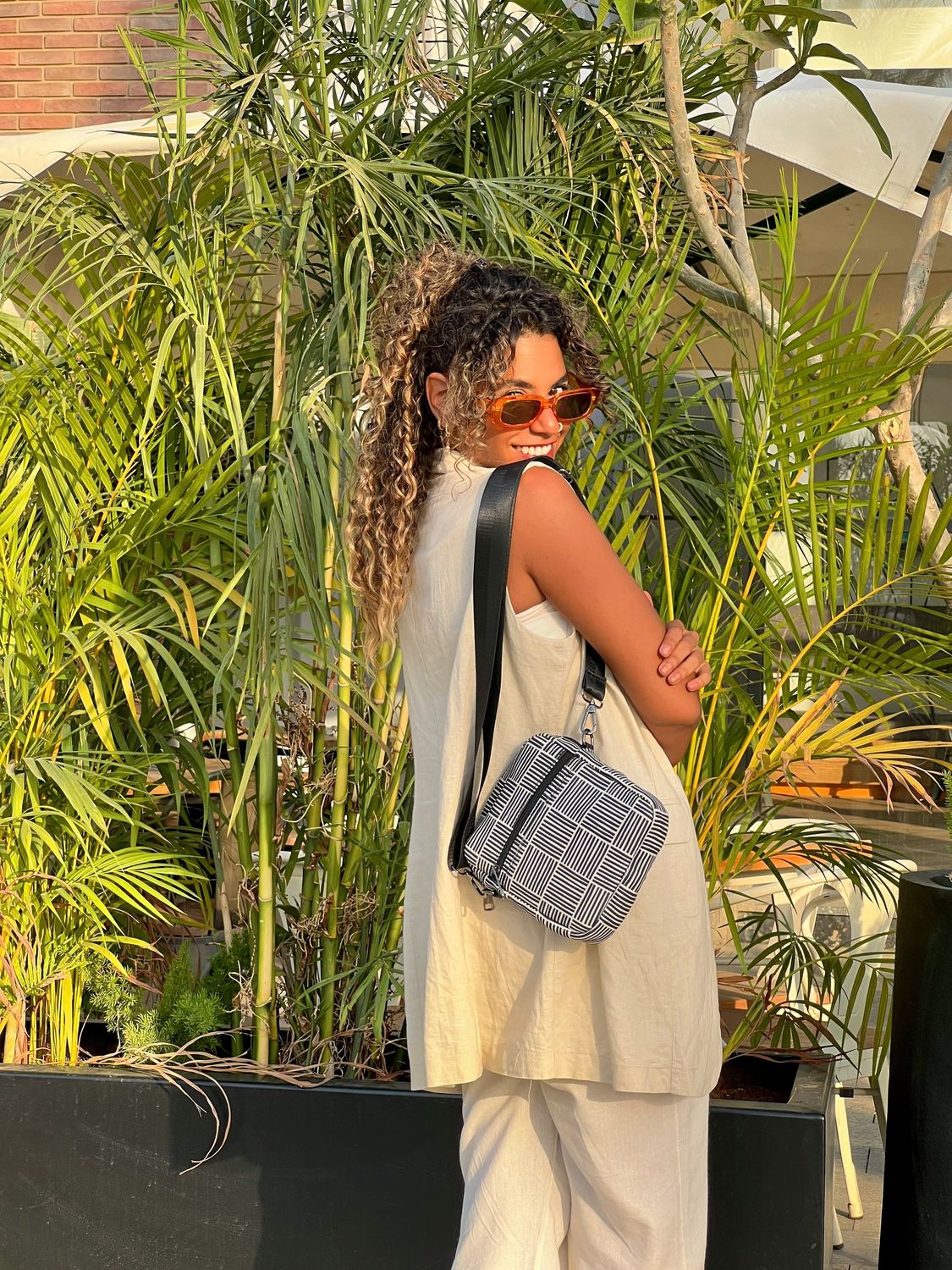 Monochrome Mini Cross Bag