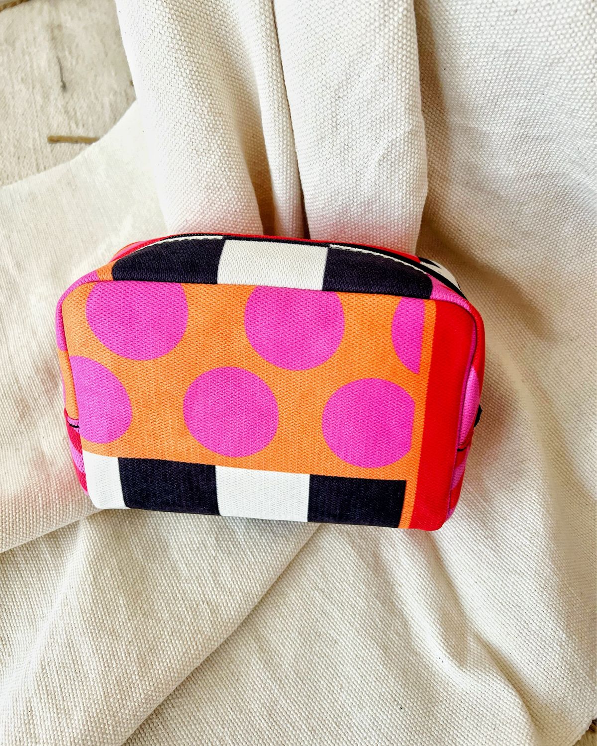 Fuchsia Fiesta Makeup Bag