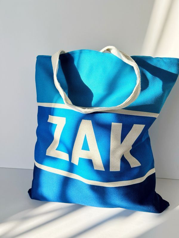 ZAK Tote Bag Blue Mix