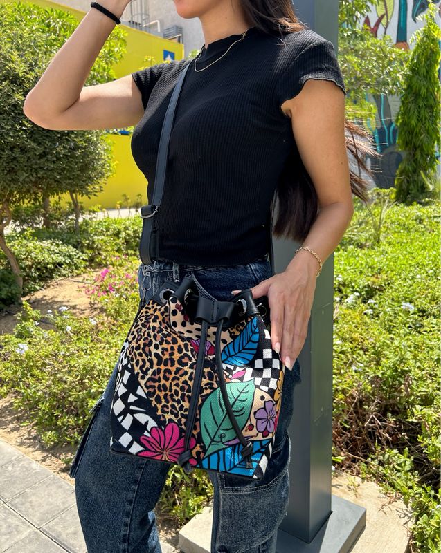Wild Blooms Bucket Bag