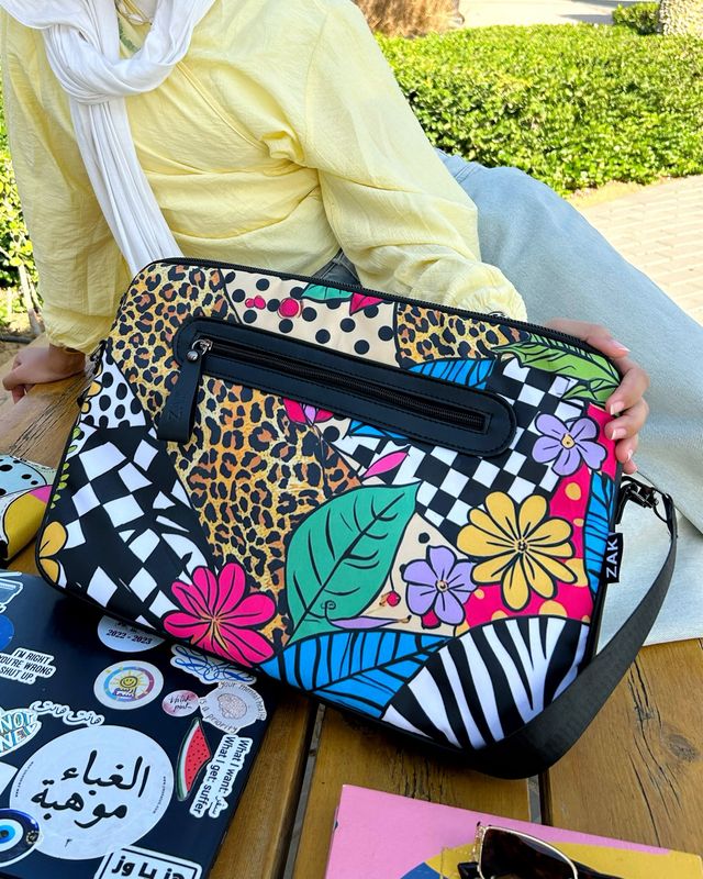 Wild Blooms Laptop Bag
