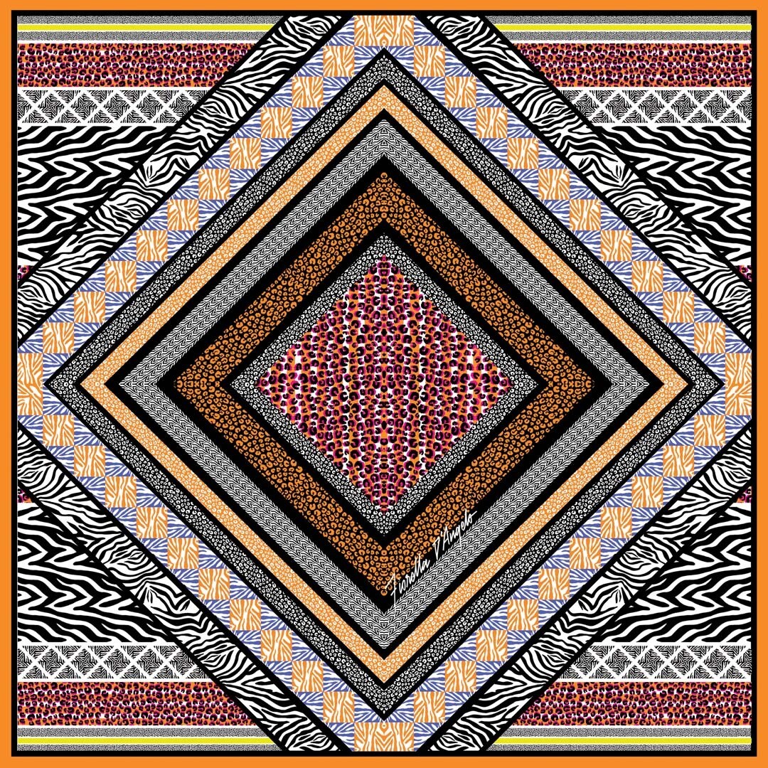 Africa scarf