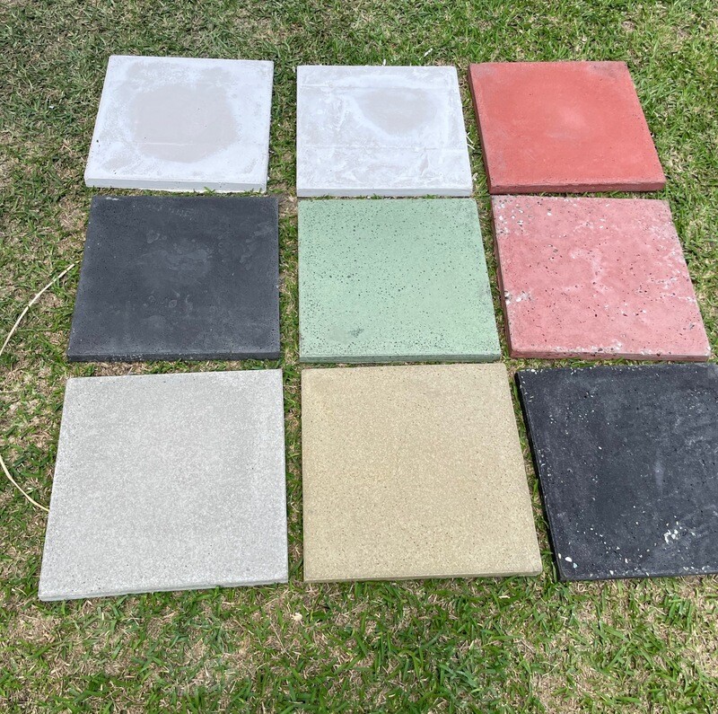 dalles couleurs carre 40x40x3cm