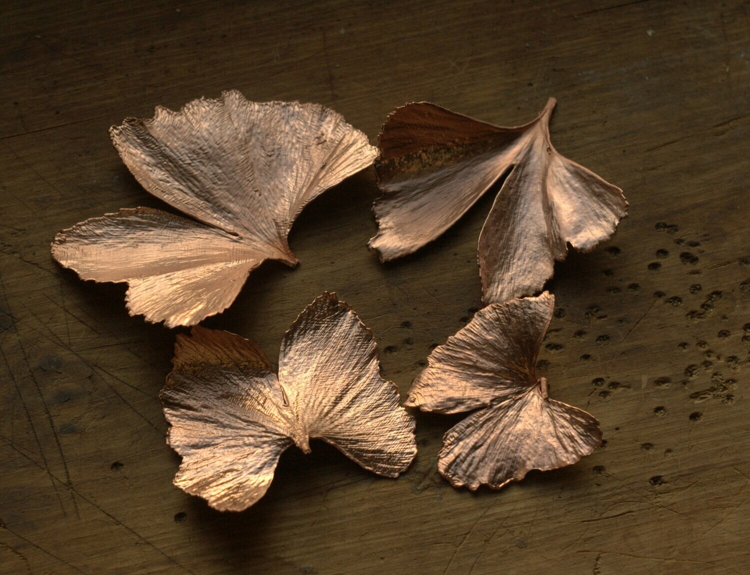Листья гингко - подвеска