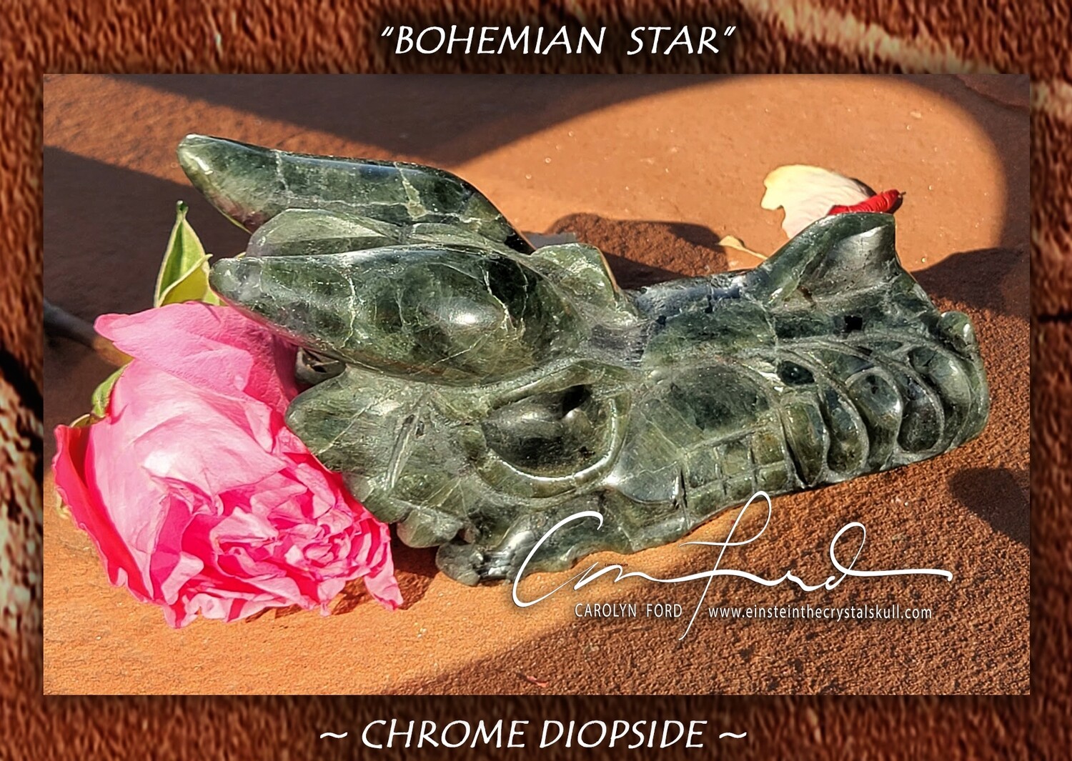 Chrome Diopside, Dragon  