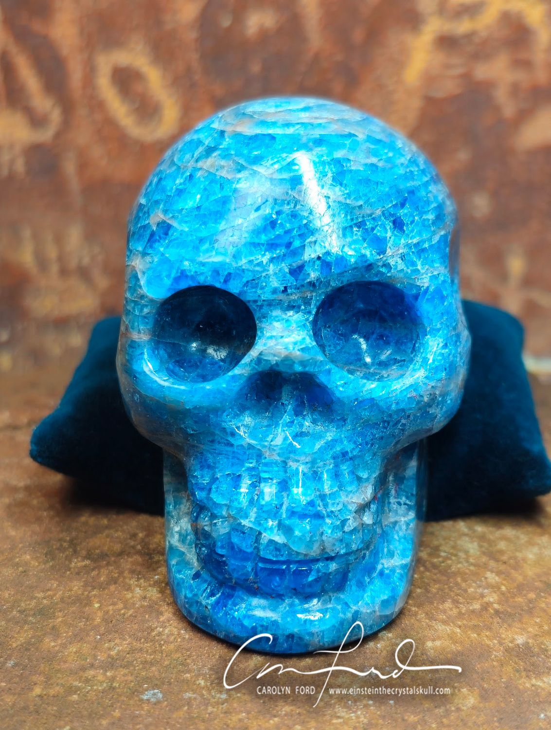 Apatite" BABY EINSTEIN" Imprinted Skull,  "TAZANNA".