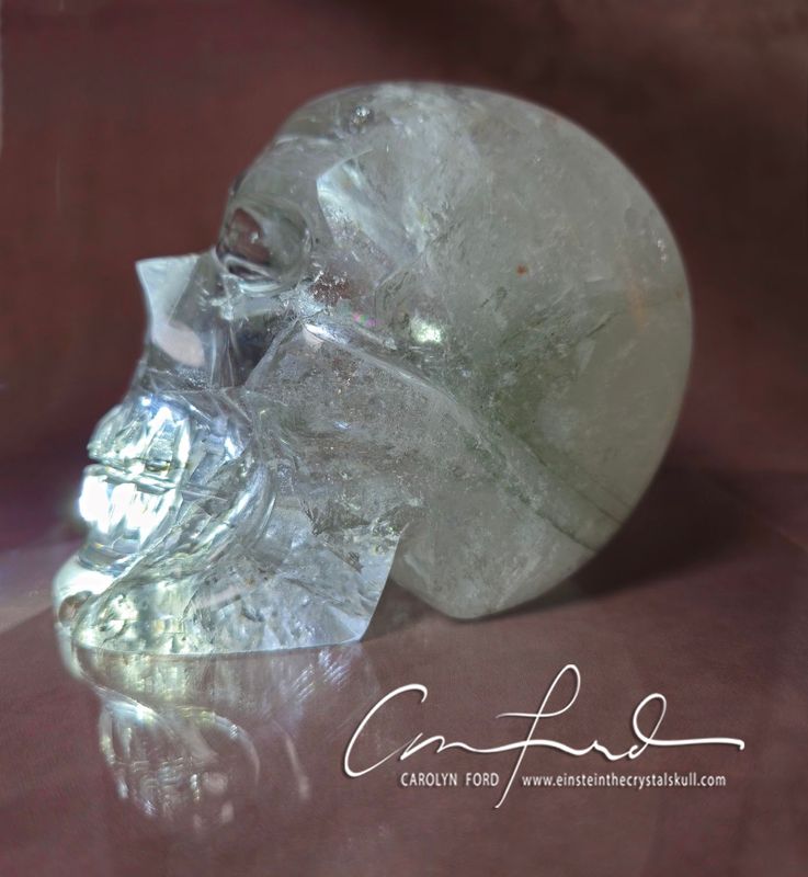 Chlorite and Quartz Crystal, w/ Rainbows - Einstein Imprinted Chlorite and Quartz Crystal, w/ Rainbows - Einstein Imprinted "SIRIUS"