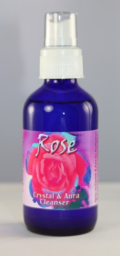 Rose Spray (Crystal and Aura Cleanser) Organic Rose Absolute with Vibrational Essences