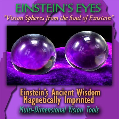 Einstein's Eyes, Imprinted with Ancient Wisdom  (Vision Spheres from the Soul of Einstein) A+ Quality