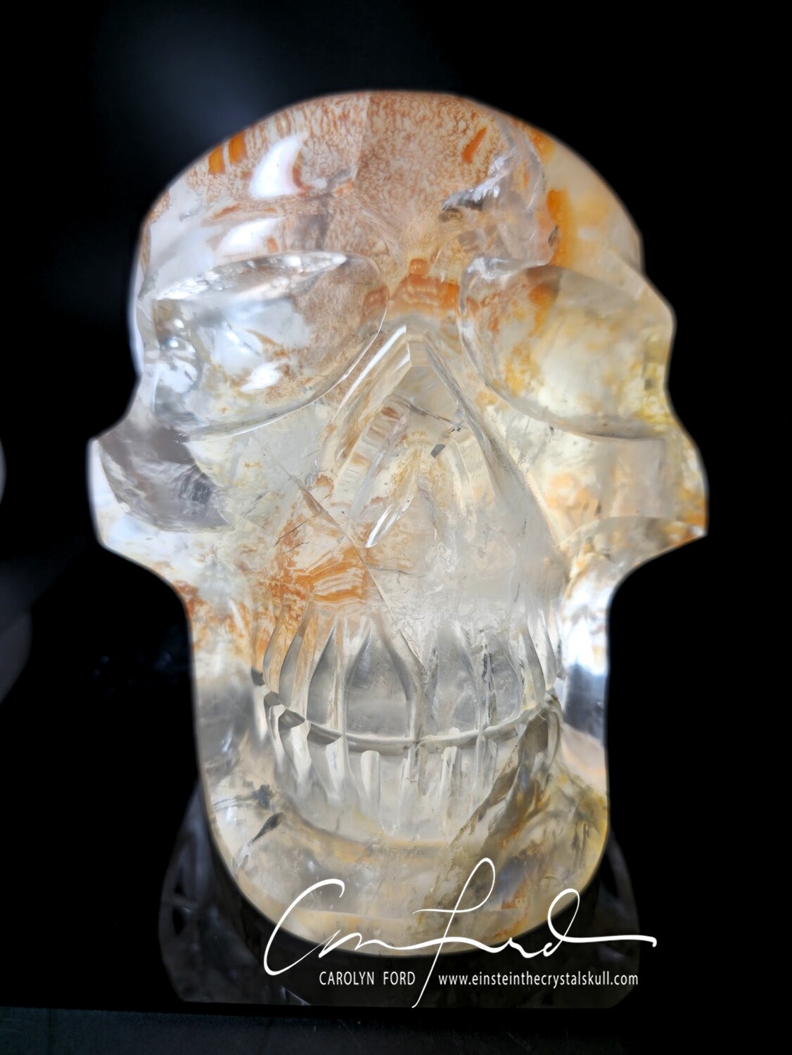Girasol Quartz w/ Red Hematoid Matrix, Einstein Imprinted, "AURORA MIST"