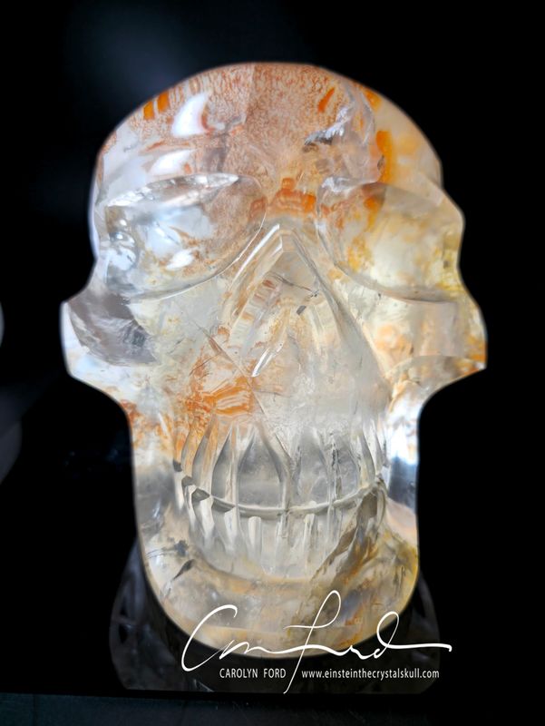 Girasol Quartz w/ Red Hematoid Matrix, Einstein Imprinted, "AURORA MIST"
