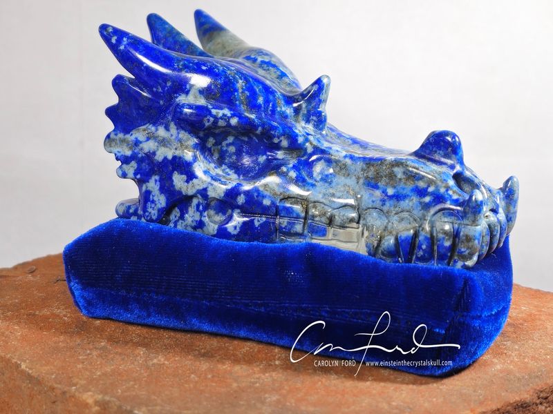 Lapis Lazuli Dragon EINSTEIN Imprinted, "CODE DANCER"