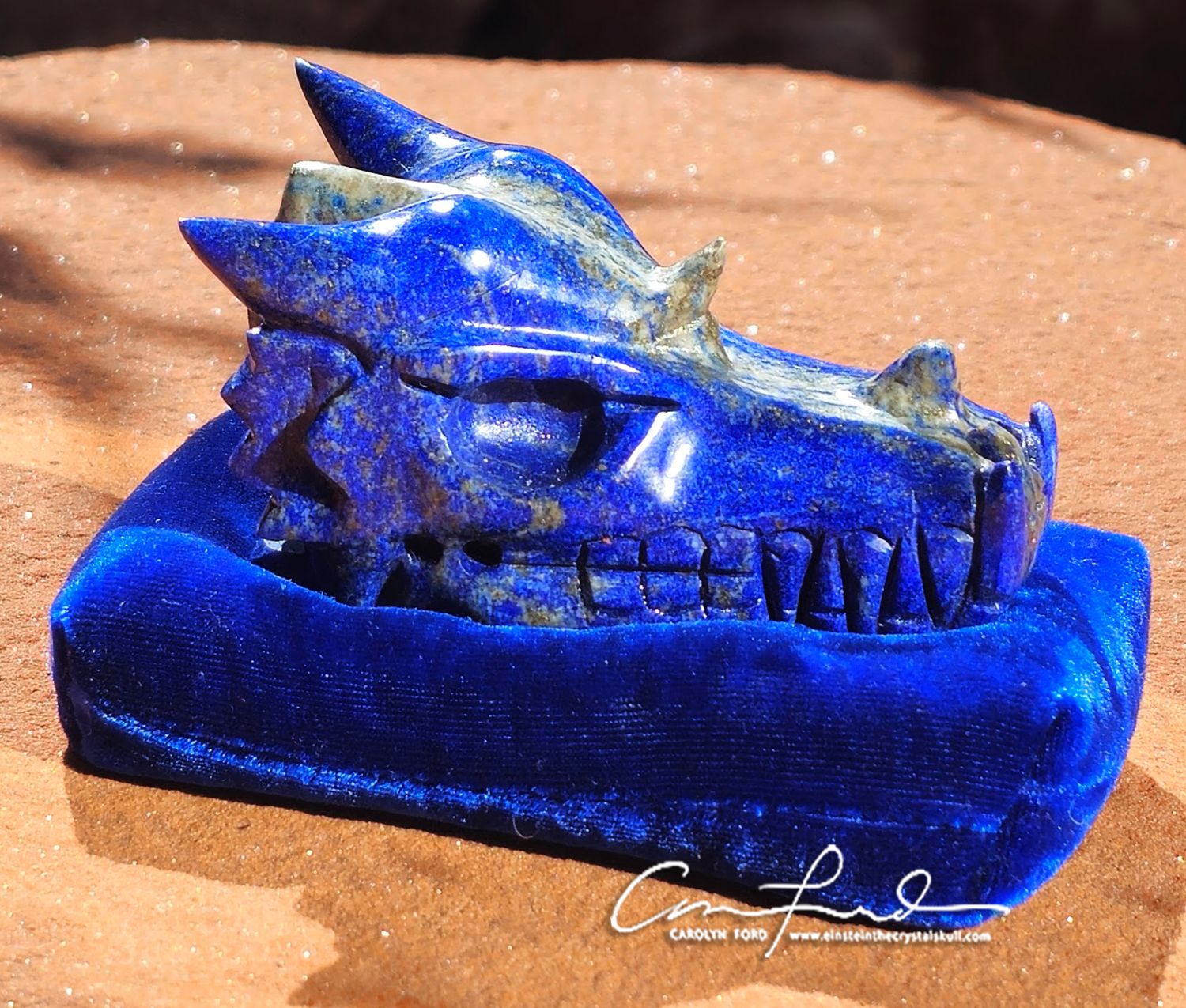 Lapis Lazuli Dragon EINSTEIN Imprinted, "CODE DANCER"