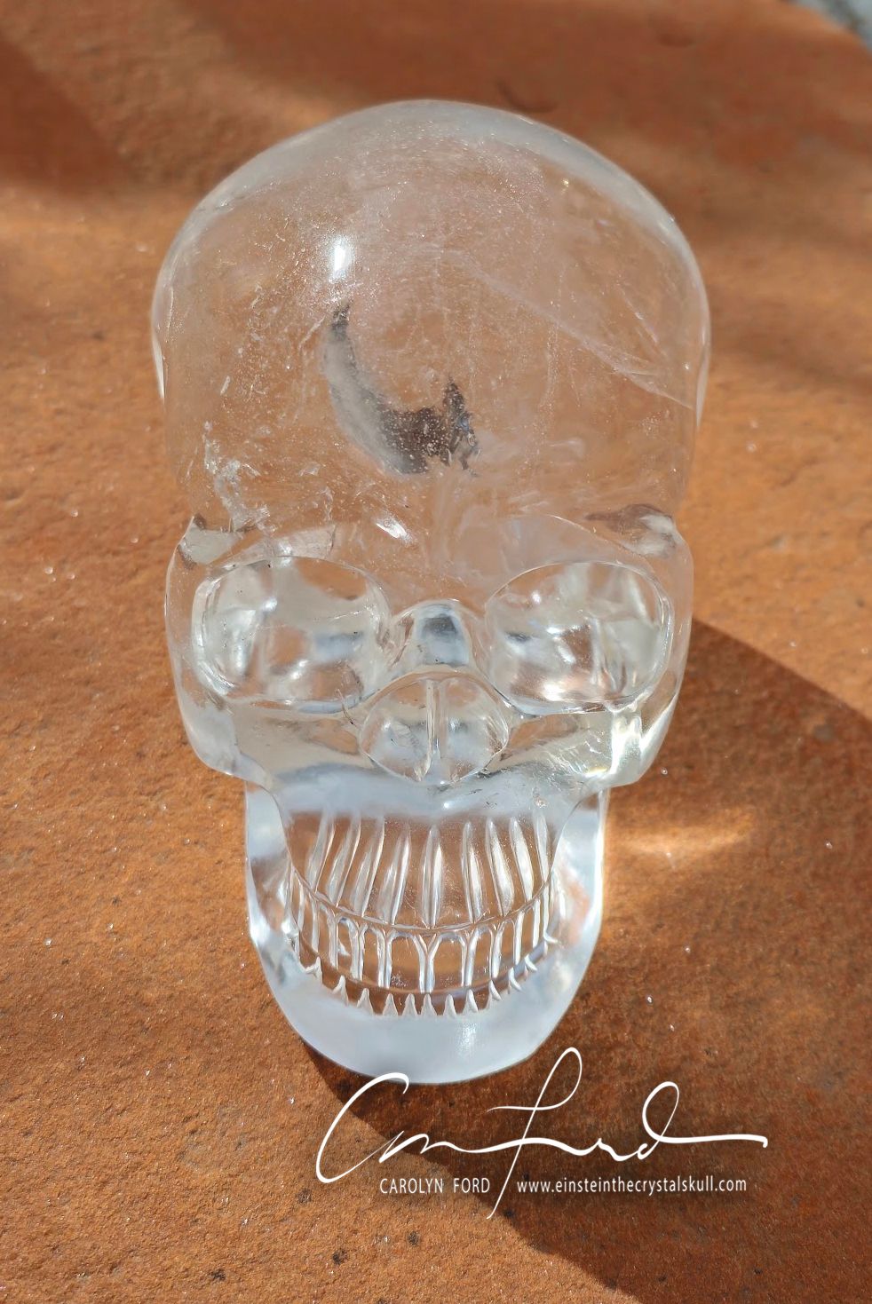 Himalayan Crystal Skull, Einstein Imprinted  "PRINCE"