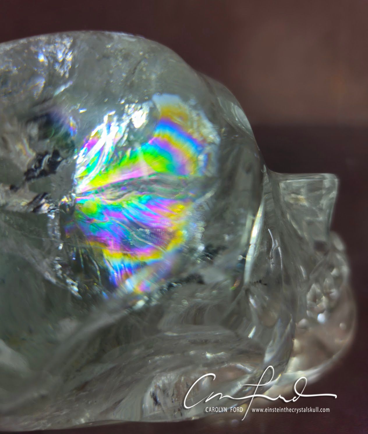 Chlorite and Quartz Crystal, w/ Rainbows - Einstein Imprinted "SIRIUS"