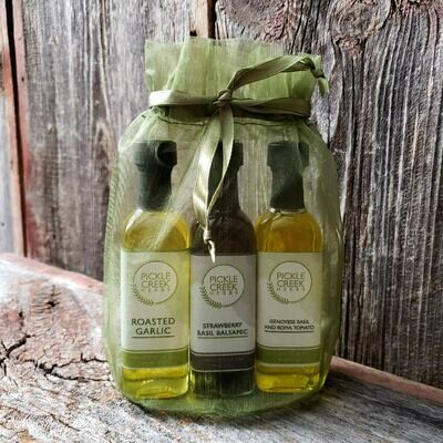 Olive Oil &amp; Balsamic Vinegar Gift Bag (3 Bottles)