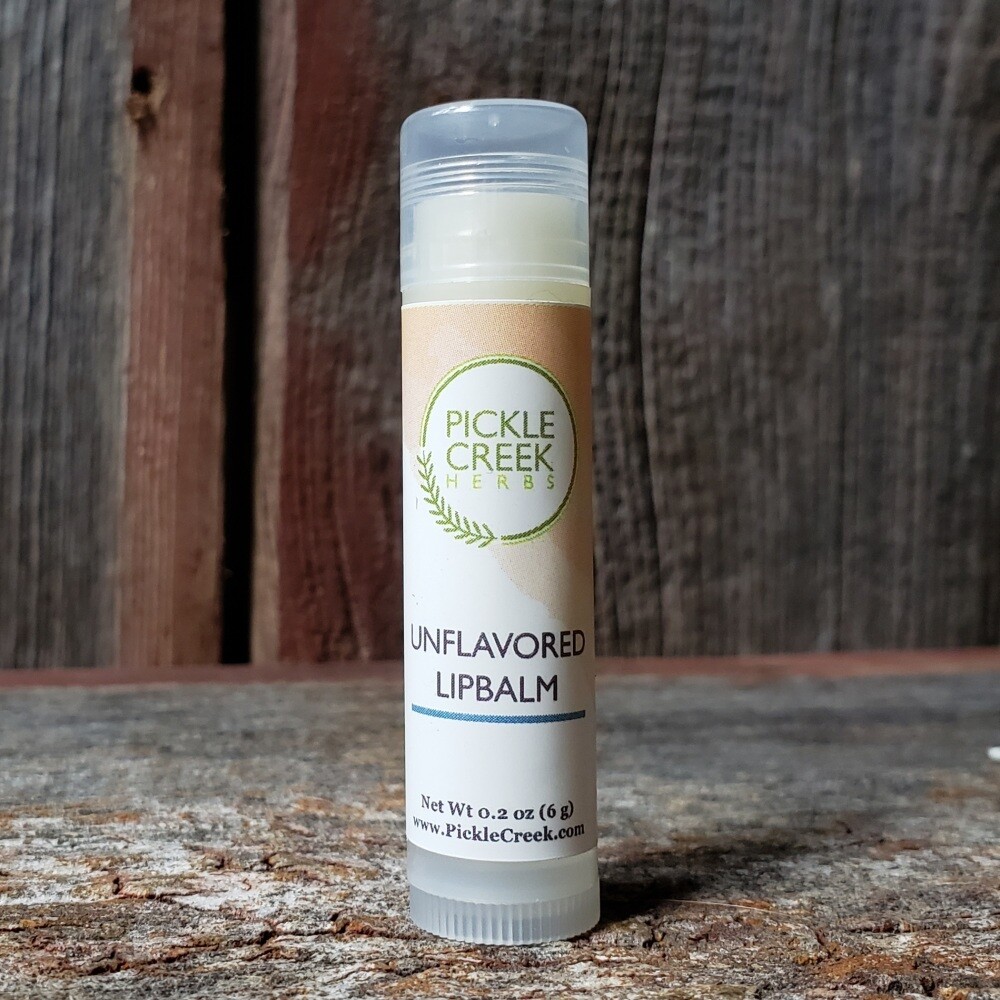 Unflavored Herbal Lip Balm