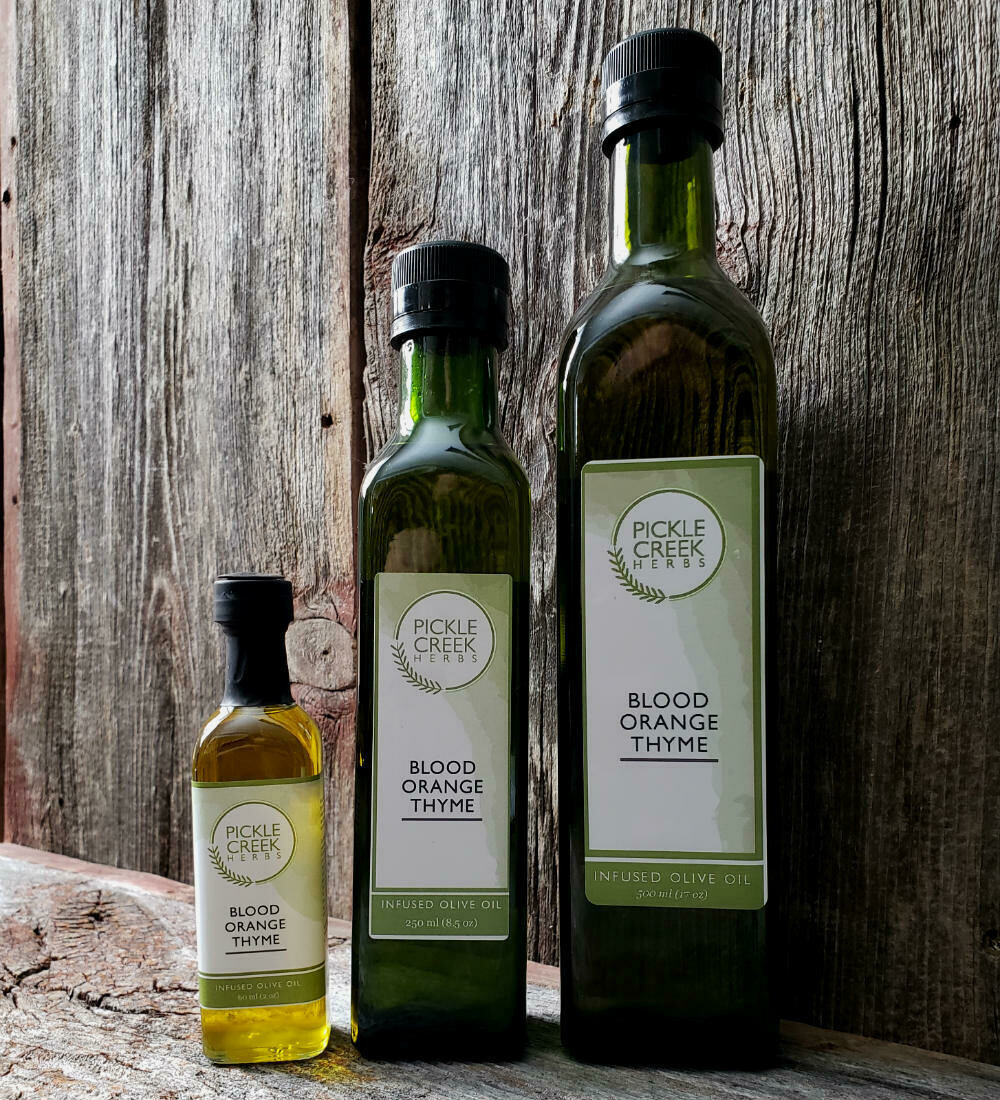 Blood Orange Thyme Infused Olive Oil