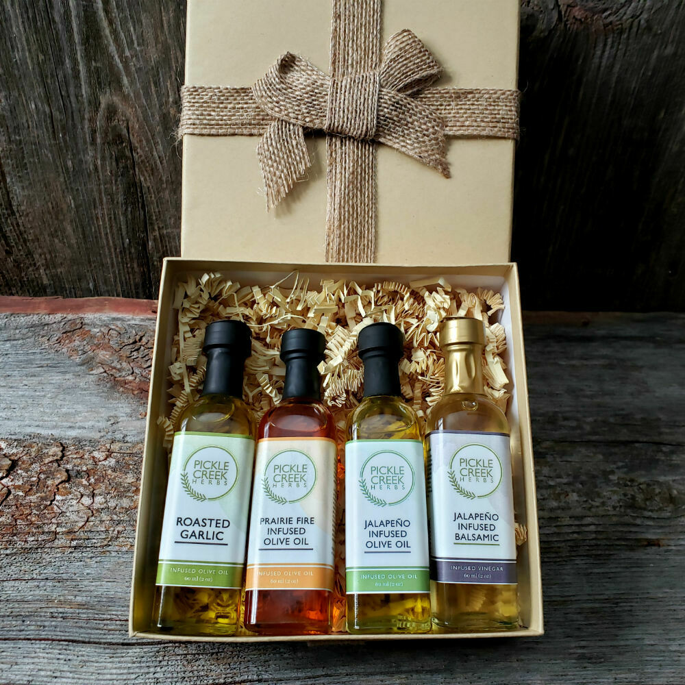 Heat Lovers Olive Oil &amp; Balsamic Vinegar Gift Box