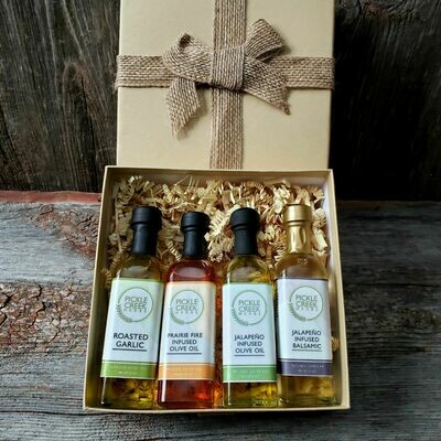 Heat Lovers Olive Oil &amp; Balsamic Vinegar Gift Box