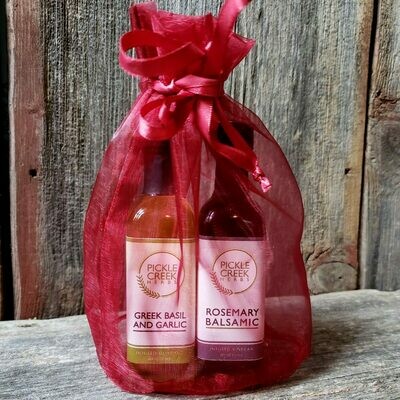 Olive Oil &amp; Balsamic Vinegar Gift Bag (2 Bottles)
